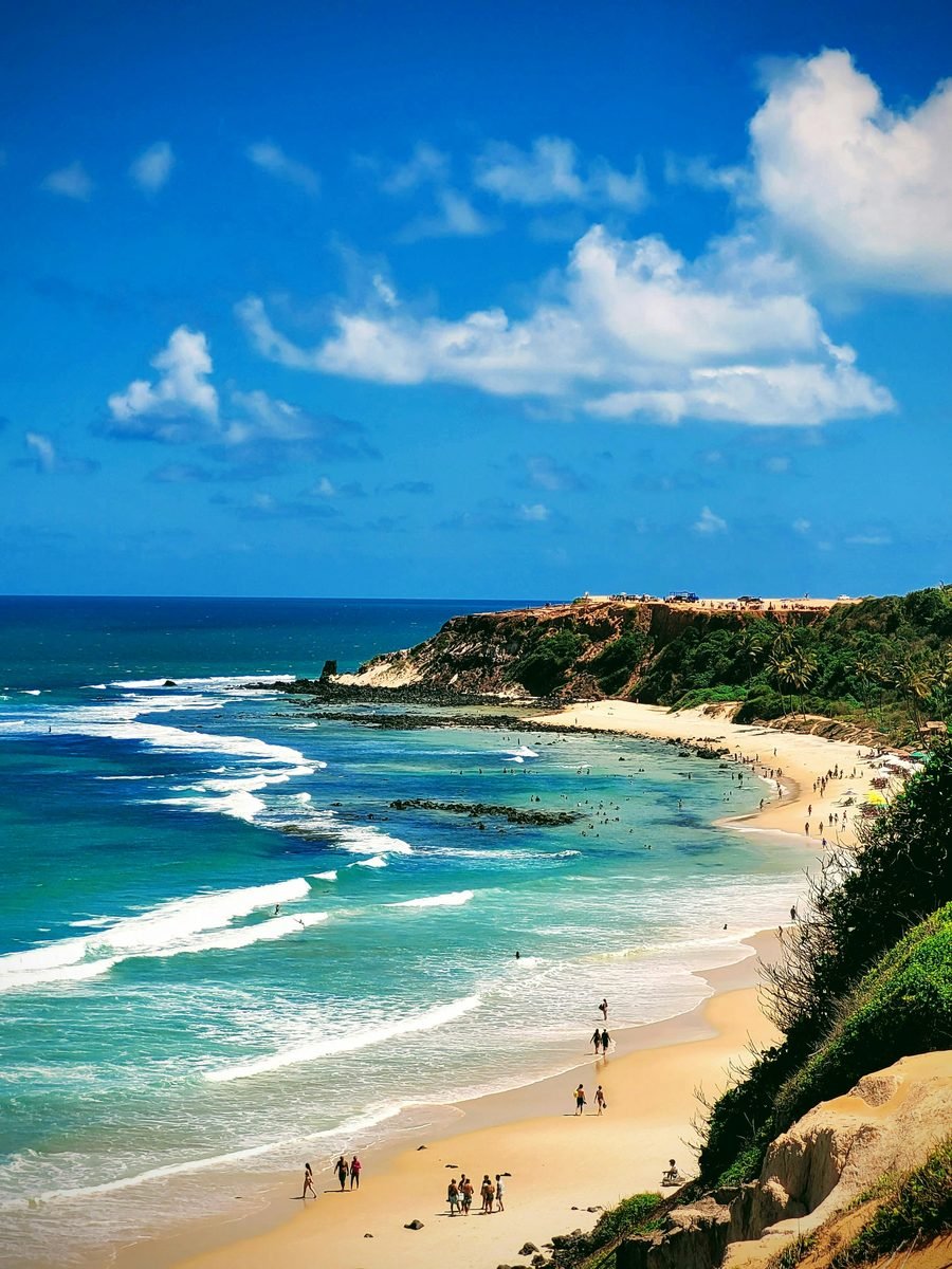 Praia do Amor vista das falésias de Pipa